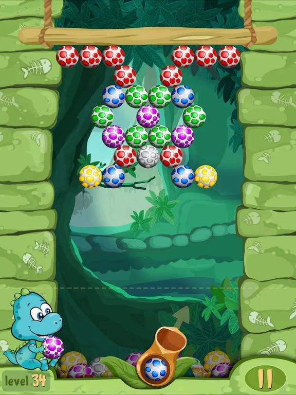 Изображение игры: Dinosaur Eggs Pop