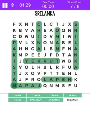 Изображение игры: Word Search Puzzle!