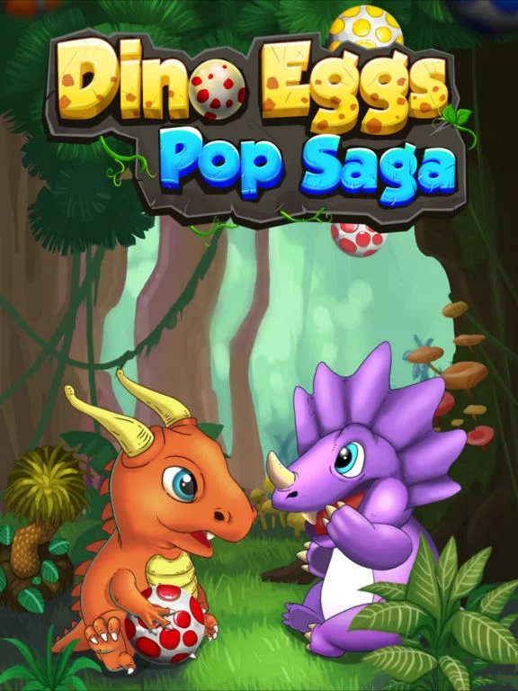 Изображение игры: Dino Eggs Pop Saga