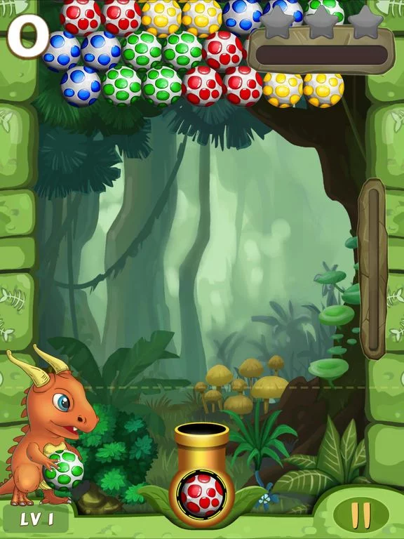 Изображение игры: Dino Eggs Pop Saga