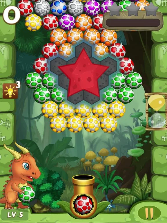 Изображение игры: Dino Eggs Pop Saga
