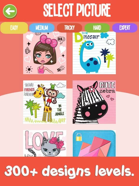 Изображение игры: Jigsaw Style Tangram Geometry