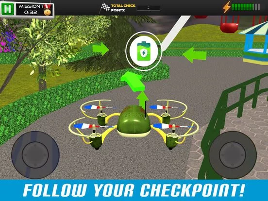 Изображение игры: Drone simulator: Flying Games