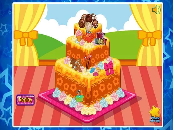 Изображение игры: Baby Game-Birthday cake decoration 2