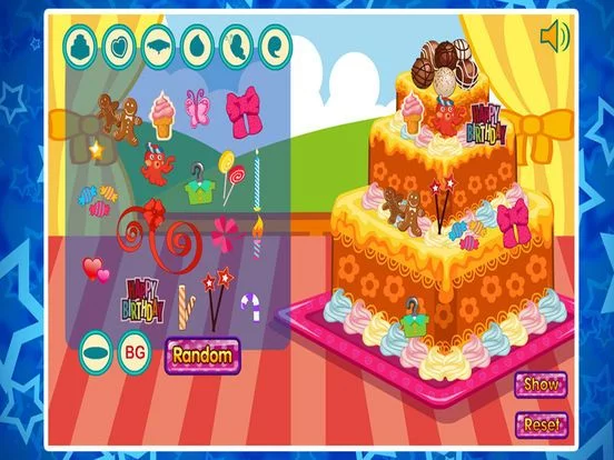 Изображение игры: Baby Game-Birthday cake decoration 2