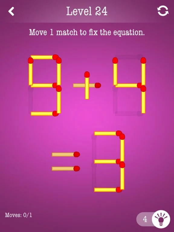 Изображение игры: Matchsticks ~ Free Puzzle Game with Matches