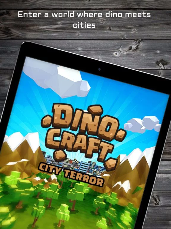 Изображение игры: Dino Craft City Terror