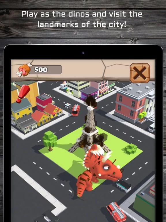 Изображение игры: Dino Craft City Terror