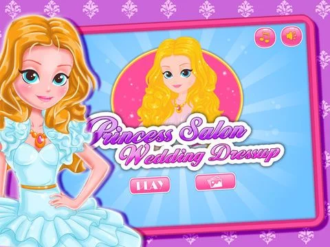 Изображение игры: princess Salon-wedding dressup