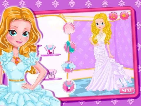 Изображение игры: princess Salon-wedding dressup