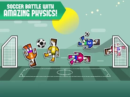 Изображение игры: Funny Soccer Physics Games