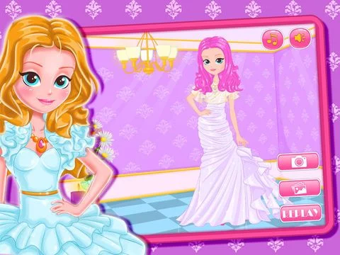 Изображение игры: princess Salon-wedding dressup