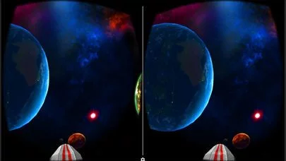 Изображение игры: VR Roller Coaster Space ship tour for google cardboard