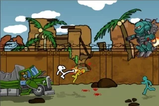 Изображение игры: AngerOfStick2: Free