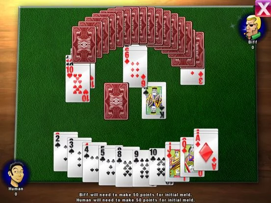 Изображение игры: Canasta by Webfoot