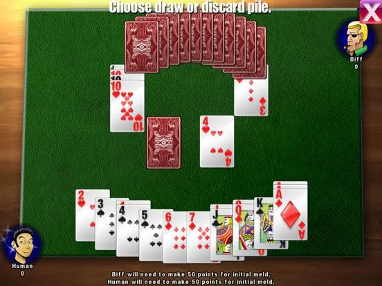 Изображение игры: Canasta by Webfoot