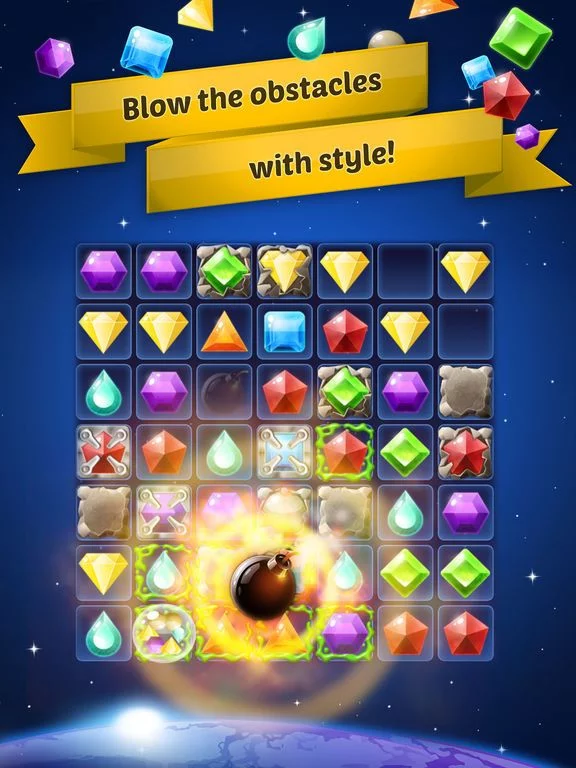 Изображение игры: Jewel Galaxy: Infinite