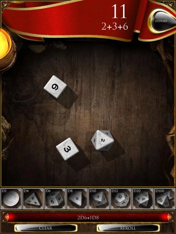 Изображение игры: Dice roller for D&D