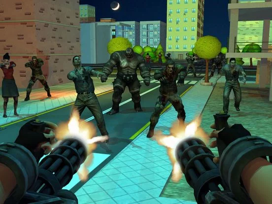 Изображение игры: Modern zombie defense n combat