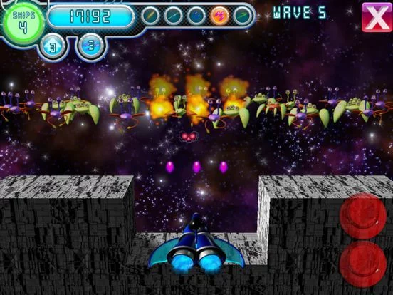 Изображение игры: Alien Invasion by Webfoot