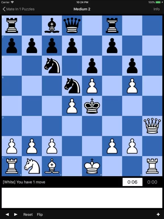 Изображение игры: Mate in 1 Puzzles