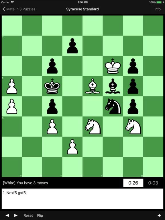 Изображение игры: Mate in 3 Puzzles