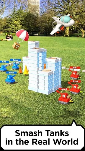Изображение игры: AR Smash Tanks!
