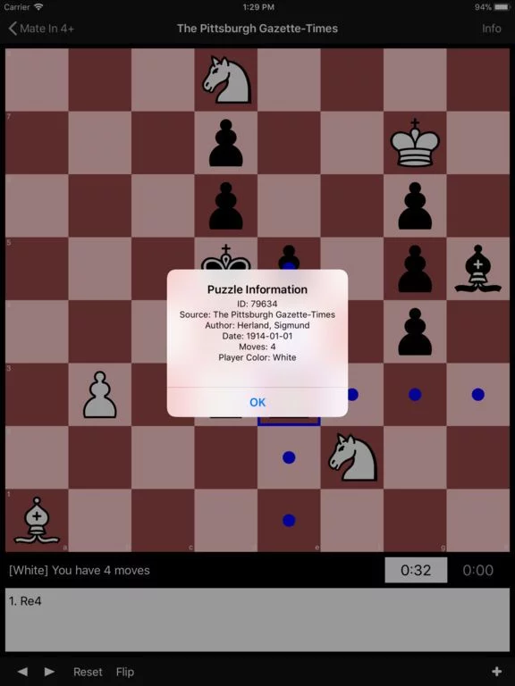 Изображение игры: Mate in 4+ Puzzles