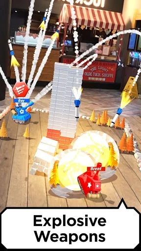 Изображение игры: AR Smash Tanks!