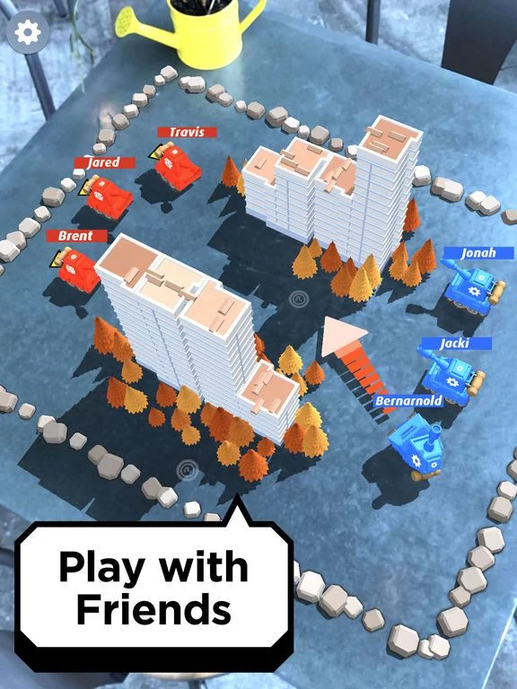 Изображение игры: AR Smash Tanks!