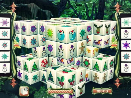 Изображение игры: Fairy Mahjong Christmas Puzzle