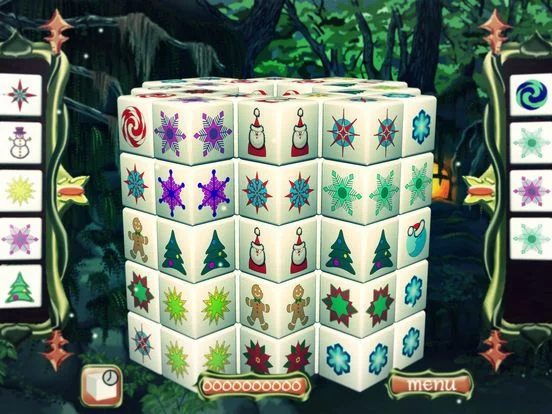 Изображение игры: Fairy Mahjong Christmas Puzzle