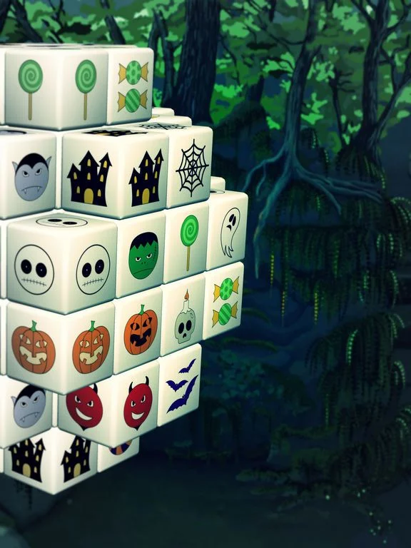 Изображение игры: FAIRY MAHJONG HALLOWEEN Game
