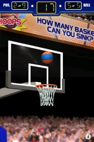 Изображение игры: 3 Point Hoops Basketball