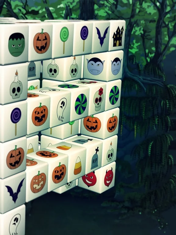 Изображение игры: FAIRY MAHJONG HALLOWEEN Game