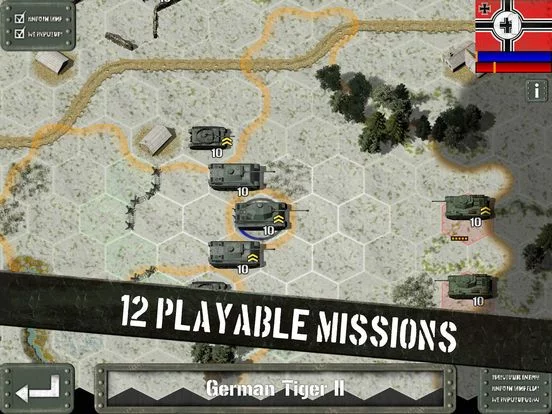 Изображение игры: Tank Battle: East Front Lite
