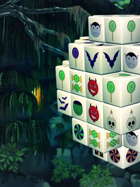 Изображение игры: FAIRY MAHJONG HALLOWEEN Game