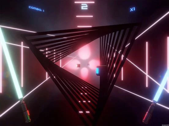 Изображение игры: RHYTHM BEAT LIGHTSABER