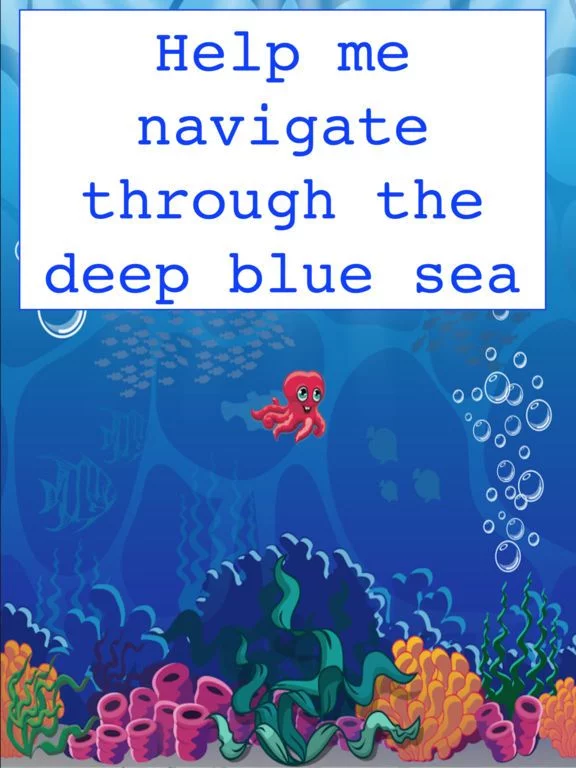 Изображение игры: Flappy Octopus