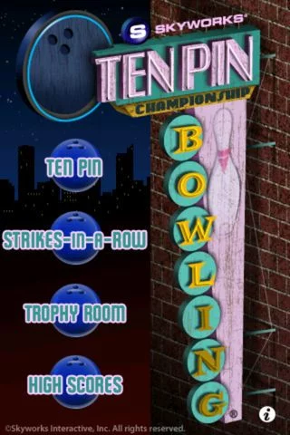 Изображение игры: Ten Pin Championship Bowling