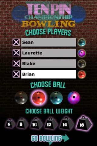 Изображение игры: Ten Pin Championship Bowling