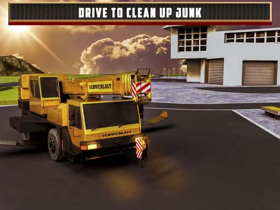 Изображение игры: Flying Truck Junkyard Parking