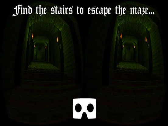 Изображение игры: VR Dungeon Maze Escape for Google Cardboard
