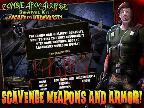 Изображение игры: Zombie Apocalypse Survival Kit: Escape the Undead City HD
