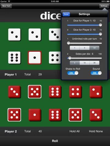 Изображение игры: dice+