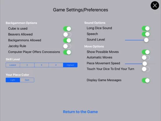 Изображение игры: Absolute Backgammon Lite