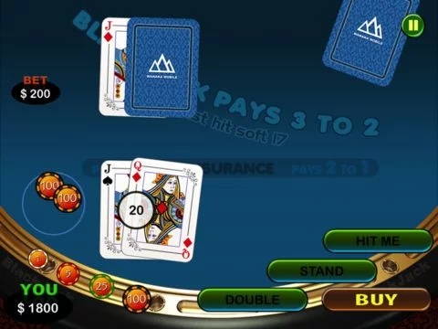 Изображение игры: Blackjack 21 Free - The Ultimate Training and Card Betting Casino Platform