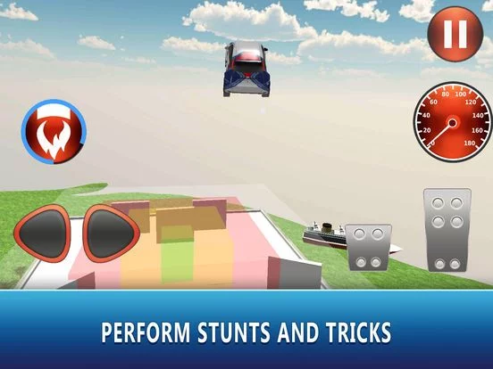 Изображение игры: Car Roof Jumping & Parking Stunt Full