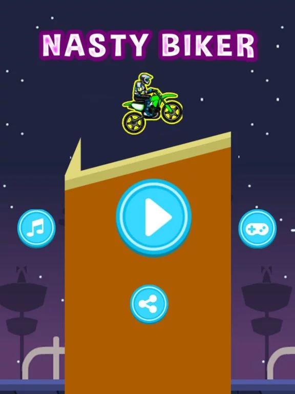 Изображение игры: Nasty Biker