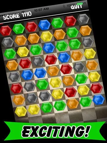 Изображение игры: Crazy Gems Blitz – Match Three Multiplayer Social Connecting Puzzle Game